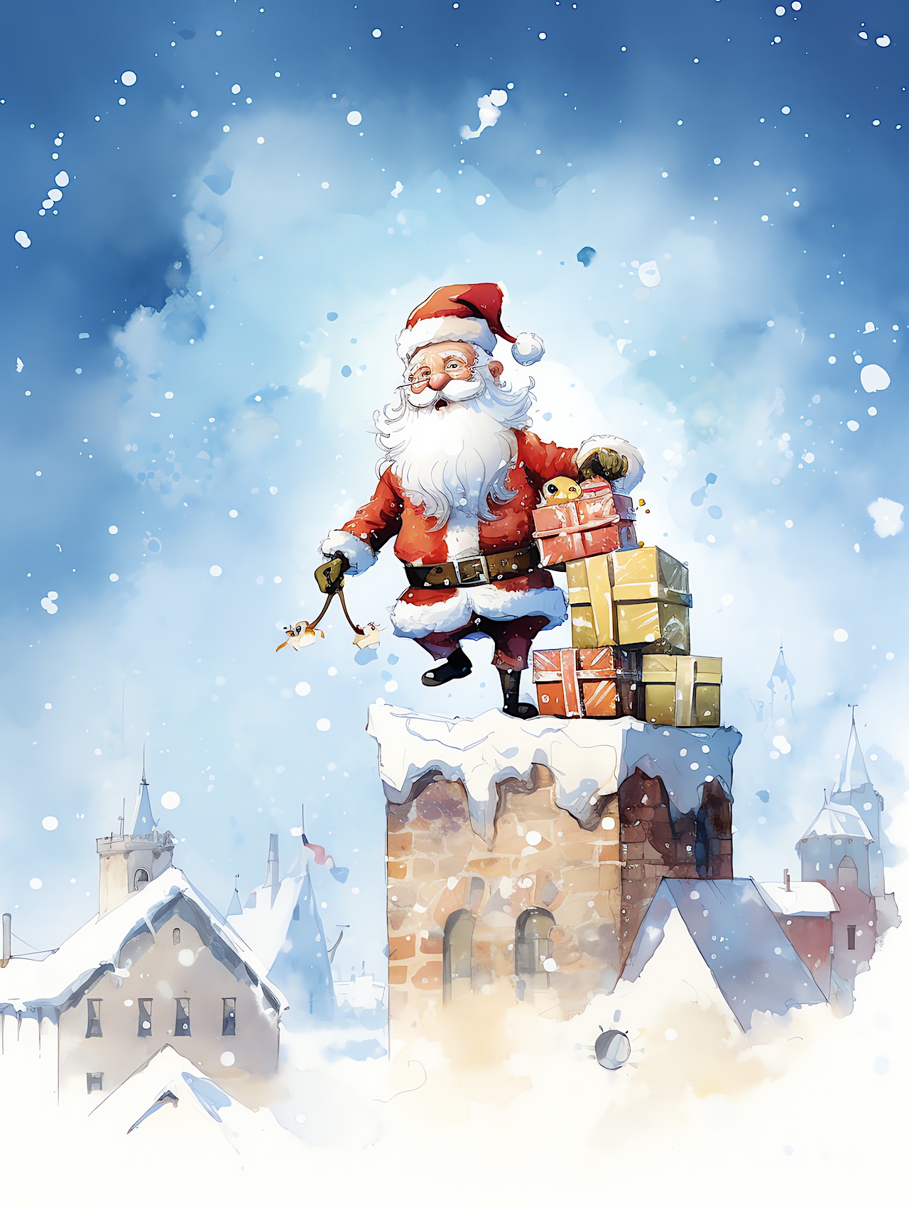  Julemanden Ai Stock Photo 