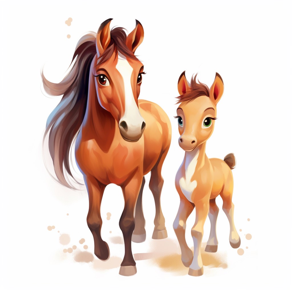  Mor & Barn Ai Stock Photo 