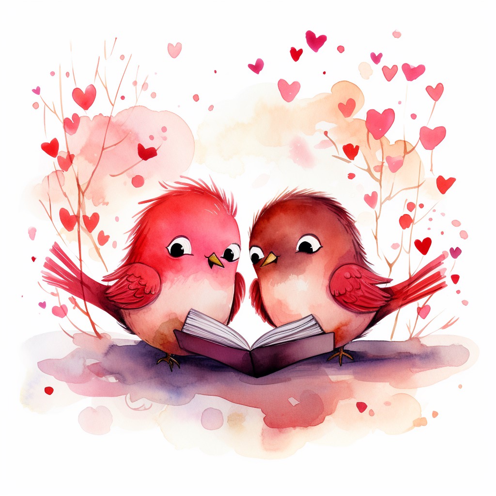  Love Birds Ai Stock Photo 