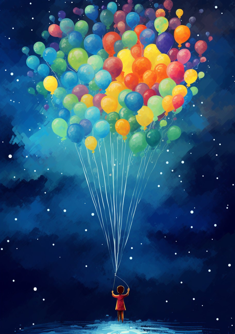  Balloner hjerter Ai Stock Photo 