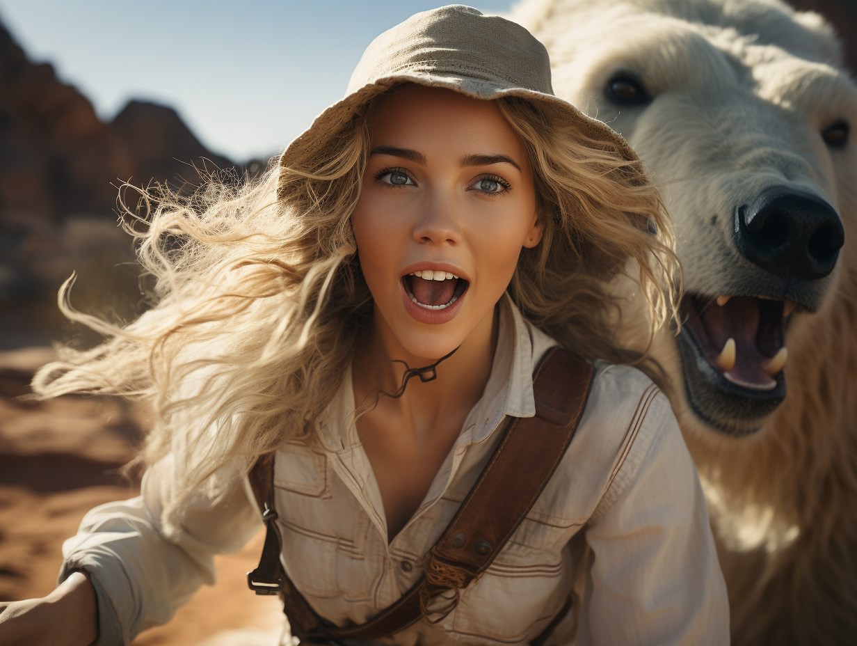  My Last Selfie Ai Stock Photo 