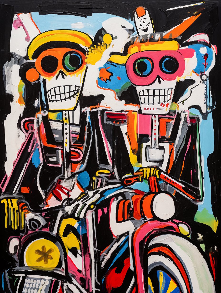  Bikers Ai Stock Photo 