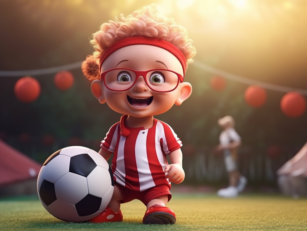  Fodboldtosset Ai Stock Photo 